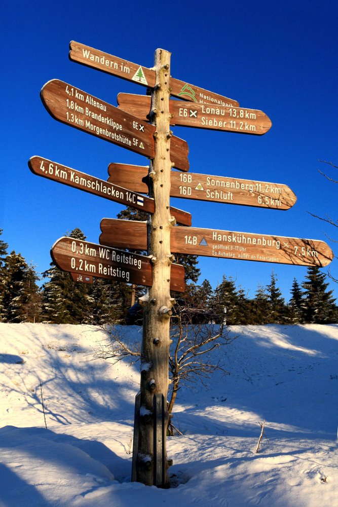 Winterwanderwege im Harz